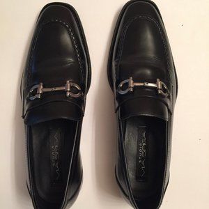 Via Spiga Black Leather Shoes Size 9.5 Men